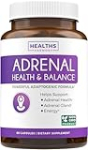 Adrenal System Support & Cortisol Manager (2 Month Supply) Powerful Ashwagandha & L-Tyrosine Fatigue Supplement – Maintain Balanced Cortisol Levels, Health, & Stress Relief – Non-GMO – 60 Capsules