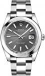 Men’s Rolex Datejust 41 Dark Rhodium Dial Oystersteel Watch (ref. 126300)