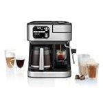 Cuisinart Coffeemaker, Coffee Center Barista Bar 4-In-1 Coffee Machine, Single-Serve Coffee, Espresso & Nespresso Capsule Compatible, 12-Cup Carafe, Black, SS-4N1