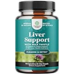 Natures Craft Liver Cleanse Detox & Repair Formula – Herbal Liver Support Supplement with Milk Thistle Dandelion & Artichoke Extract for Liver Health 70 Capsules