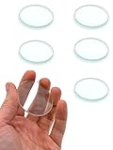 EISCO 6pc Optical Lens Set, 2″ (50mm) Diameter – 3 Double Convex Lens & 3 Double Concave Lens – 200mm, 300mm, 500mm Focal Lengths – Optically True Glass – Ground, Beveled Edges