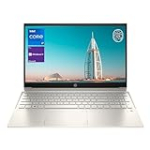 HP Pavilion Laptop, 15.6” FHD Display, Intel Core i7-1355U Processor, 32GB RAM, 1TB SSD, Backlit Keyboard, Numeric Keypad, Fingerprint Reader, Wi-Fi 6, HDMI, Windows 11 Pro, Gold