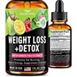 Weight Loss Drops Natural Detox Made in USA – Diet Drops for Fat Loss – Effective Appetite Suppressant & Metabolism Booster – 1 Fl Oz (Pack of 1)
