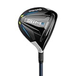 TaylorMade SiM 2 Max Steel Fairway Mens Right Hand Graphite Stiff 3 Wood , Black/Light Grey