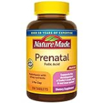 Nature Made Prenatal Multivitamin with Folic Acid, Prenatal Vitamin and Mineral Supplement for Daily Nutritional Support, 250 Tablets, 250 Day Supply