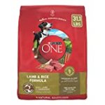 Purina ONE Natural Dry Dog Food, SmartBlend Lamb & Rice Formula – 31.1 lb. Bag