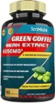 Green Coffee Bean Extract Capsules 6550mg, 3 Months Supply with Garcinia, Olive, Green Tea, Kidney, Black Pepper | Support Weight Management, Improves Energy Booster Supplement Herbs