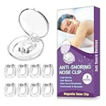 Anti Snoring Devices(8 Pack), Silicone Magnetic Stop Snoring Solution, Comfortable & Professional Anti Snoring Nose Clip for Men and Women