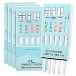 5 Pack Easy@Home 5 Panel Instant Drug Test Kits – Testing Marijuana (THC), COC, OPI 2000, AMP, BZO – Urine Dip Drug Testing – #EDOAP-754