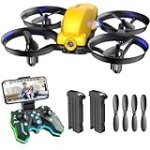 SIMREX X700 Drone with 720 HD Camera, WiFi FPV Live Video, 6-Axis RC Quadcopter, Altitude Hold & Headless Mode, Optical Flow Positioning, One Key Take Off/Land App Control with 360°Flip for Beginners