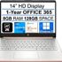 HP Stream 14 Business Laptop I 14″ HD Anti-Glare Display I Intel 4-core Celeron N4120 I 4GB DDR4 64GB eMMC I Intel UHD Graphics 600 USB-C Office365 for 1-Year Win11 + 32GB MicroSD Card