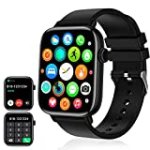 PJYUBVOR 1.90” with Smart Watch(Answer/Make Calls),Smart Fitness Tracker Watches for Android/iOS Phones,Bluetooth Call and Text Message/Sleep Monitor/Heart Rate/Android Smartwatch for Women Men