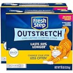 Fresh Step Outstretch, Clumping Cat Litter, Advanced, Extra Large, 32 Pounds total (2 Pack of 16lb Boxes)