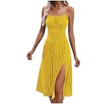 Lightning Deals of Today Prime by Hour Mis Pedidos Recientes Cheapest Thing On Amazon Milkmaid Dress Women Sexy Slip Renaissance Dress Split Floral Coquette Corset Dress Summer Dresses for Women 2024