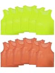 VOGRYE Pinnies Scrimmage Vests, Team Practice Sports Jersey for Child Youth/Teen/Adult, Lightweight, Set of 12/24