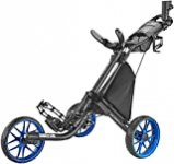caddytek CaddyLite EZ Version 8 3 Wheel Golf Push Cart – Foldable Collapsible Lightweight Pushcart with Foot Brake – Easy to Open & Close, blue, one size