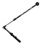 SUMDUINO Foldable Golf Swing Trainer Golf Swing Training Aid Improve Hinge Forearm Rotation Shoulder Golf Warm-Up Sticks Swing Trainer for Golf (Black)