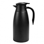 68oz Coffee Carafe Airpot Insulated Coffee Thermos Urn Stainless Steel Vacuum Thermal Pot Flask for Coffee, Hot Water, Tea, Hot Beverage – Keep 12 Hours Hot, 24 Hours Cold-Black …