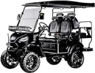StandbyMe Golf Cart, Golf Car Build in 48V 5000W AC Motor with 18 Inch Off Road Tires, Electric Golf Cart with Independent Suspension for Golf, Hunt, Scenic Spot, Hotel, Beach, School and Farm