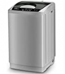 Full Automatic Washing Machine 1.8 Cuft, LifePlus Portable Washer 12lbs Capacity with Drain Pump, Faucet Adaptor, 8 Wash Programs Compact Laundry Washer and Spin Dryer for Apartments RV Dorms